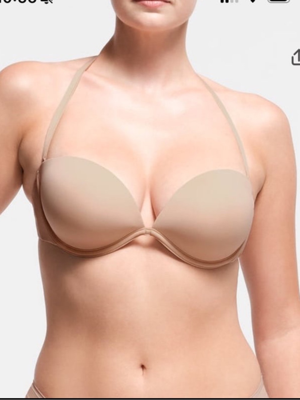 skims multi way bra. 32Ddd/f . Color clay